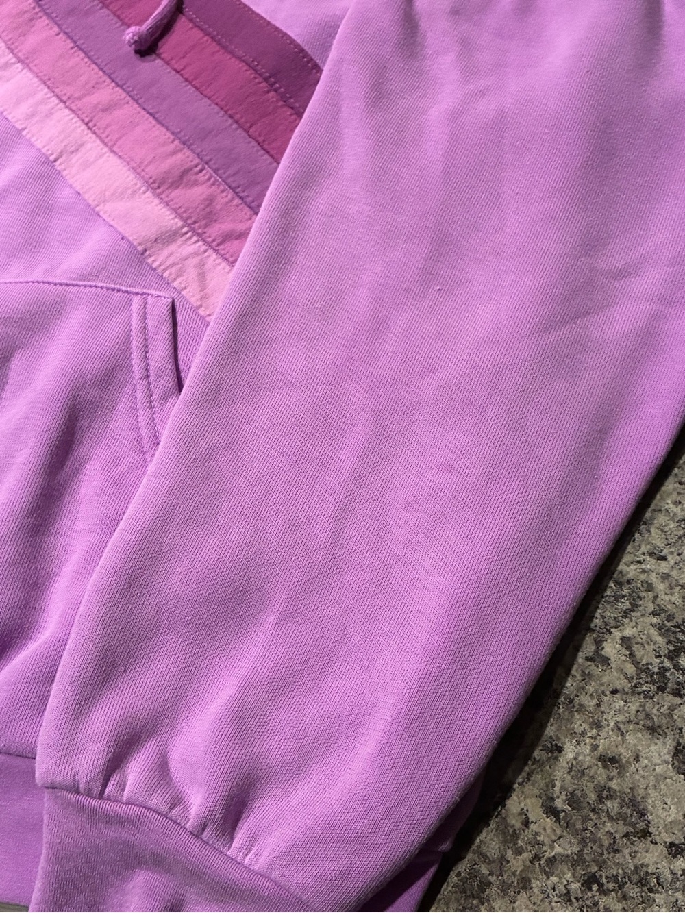 Aviator Nation 5 Stripe Cross Stripe Purple Hoodie Size Large - Picture 5 of 9